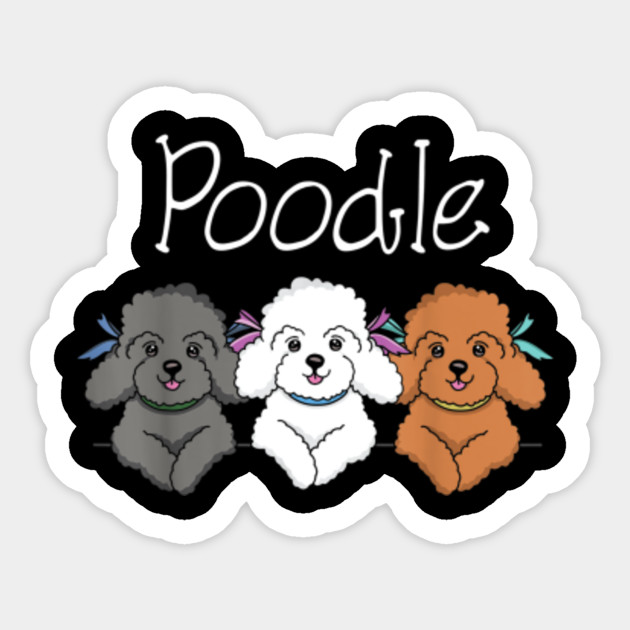 Cartoon Poodles - Carinewbi